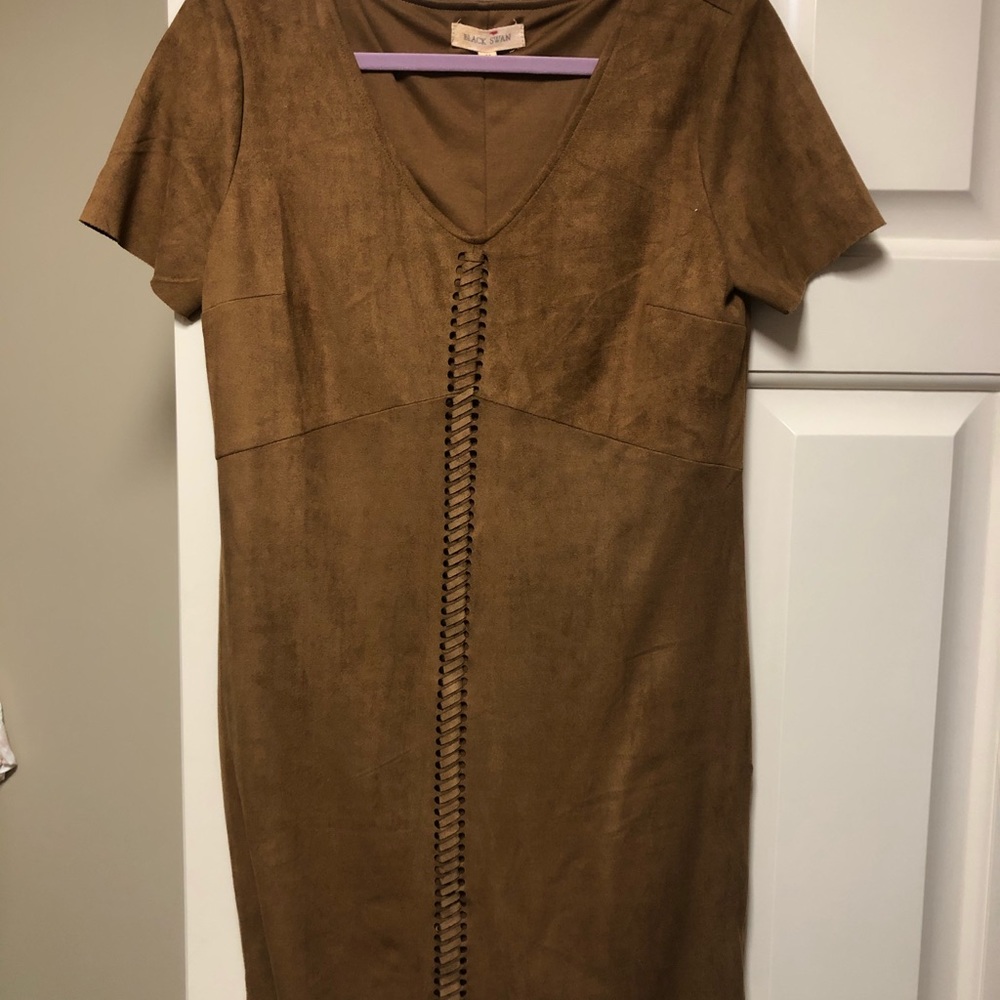 Black Swan tan dress